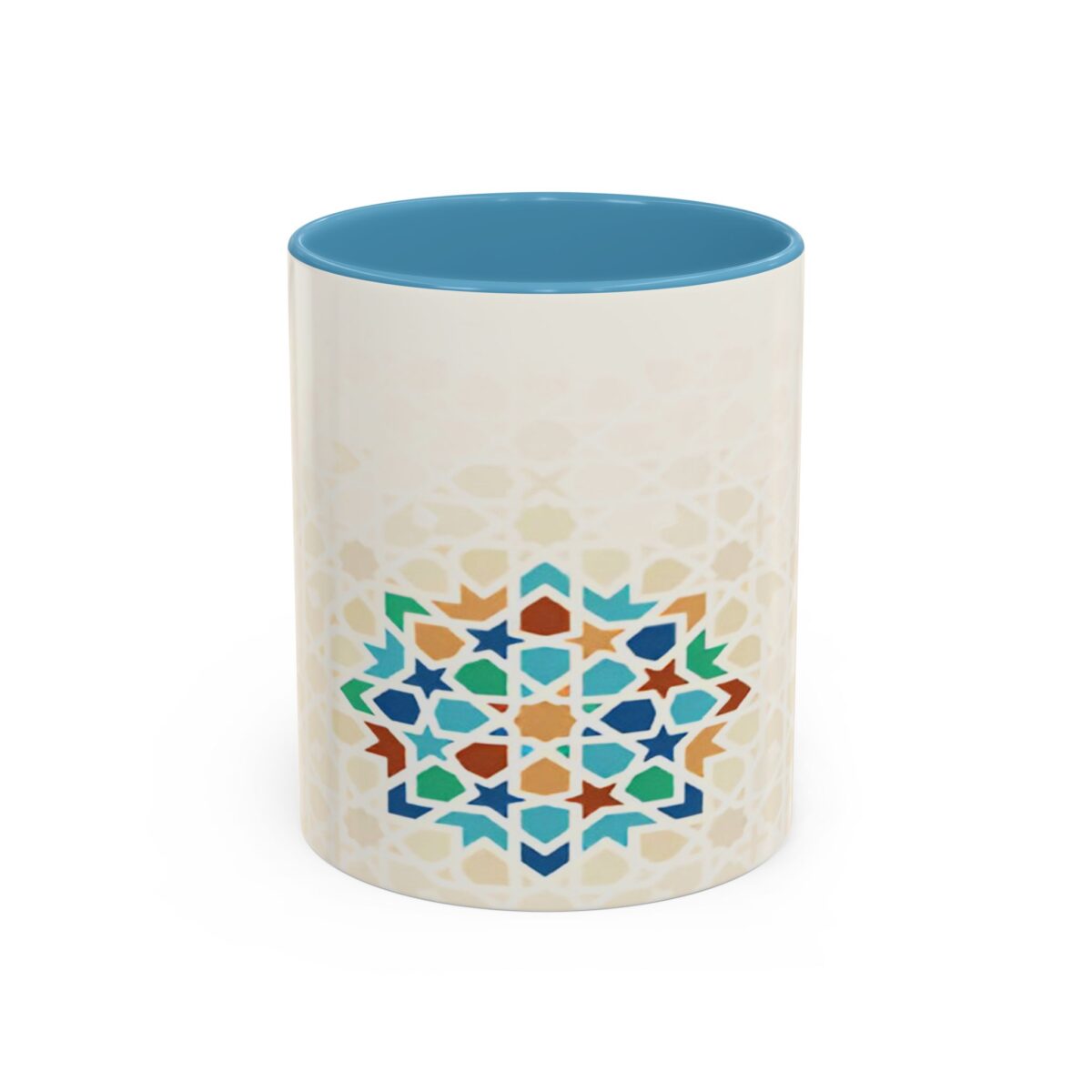 Stylish mosaic coffee cups