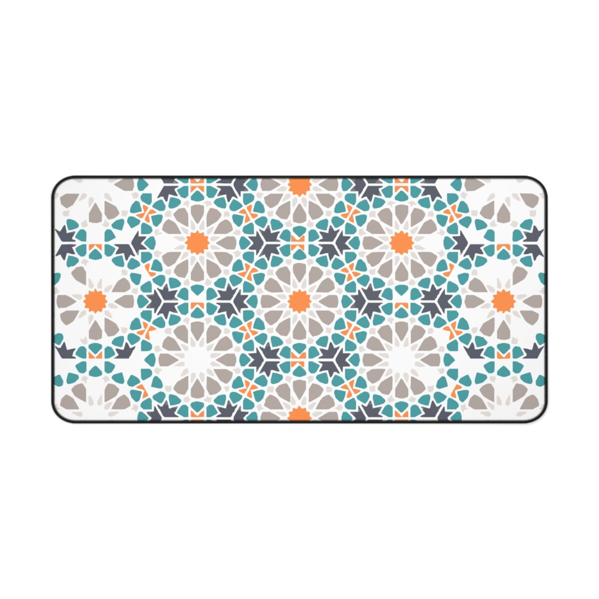 Islamic tile patterns desk mat