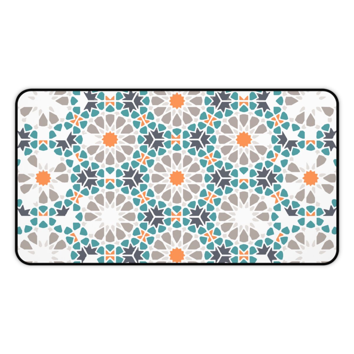 Vintage Moroccan tiles desk mat