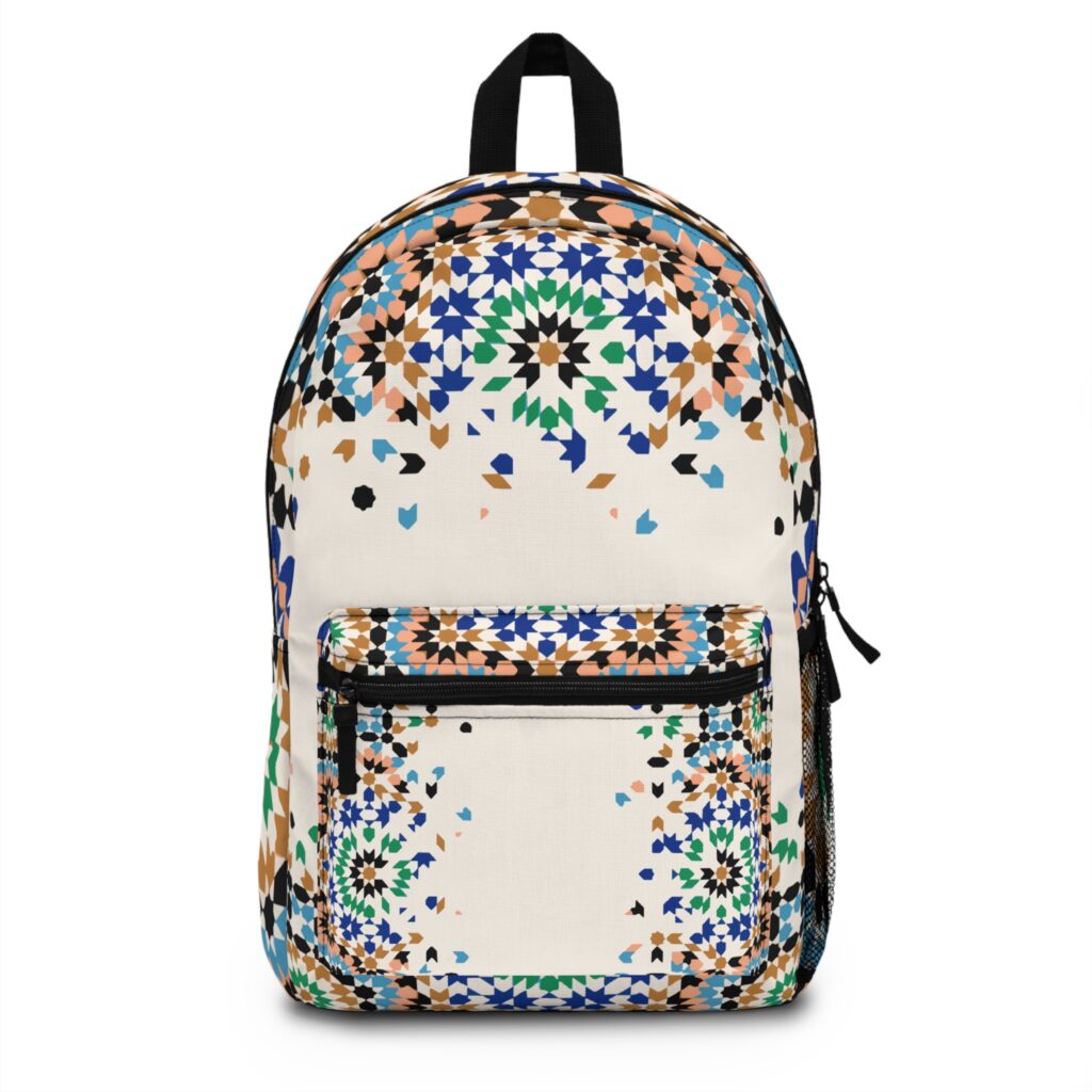 Morocco Mosaic Islamic Backpack