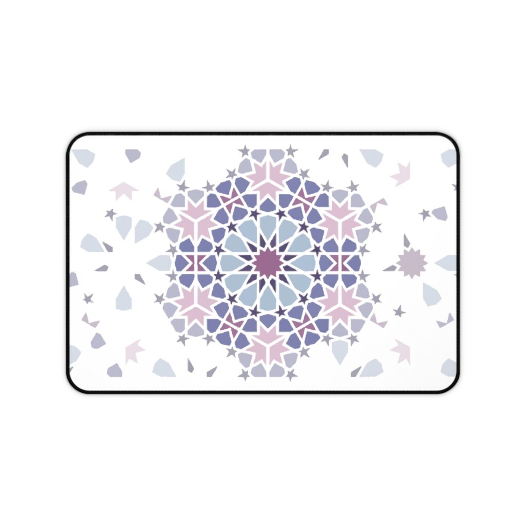 Arabesque Tile Element Desk Mat