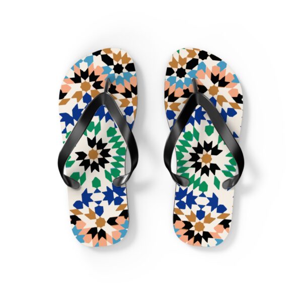 Morocco Mosaic Islamic Flip Flops