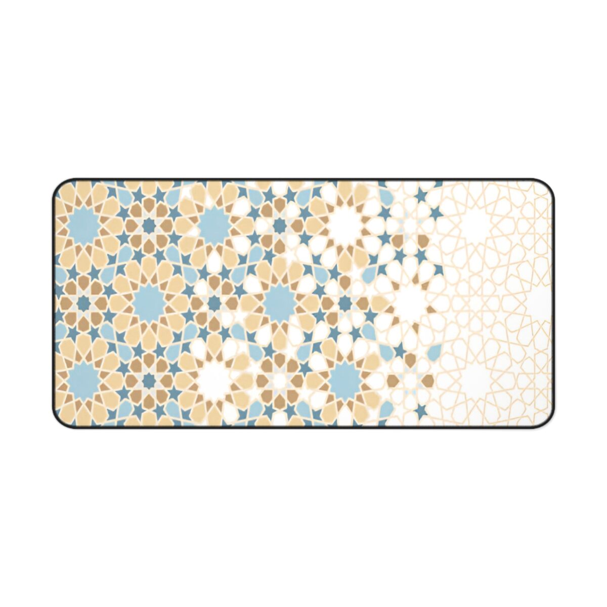 Desk mat with vibrant patterns