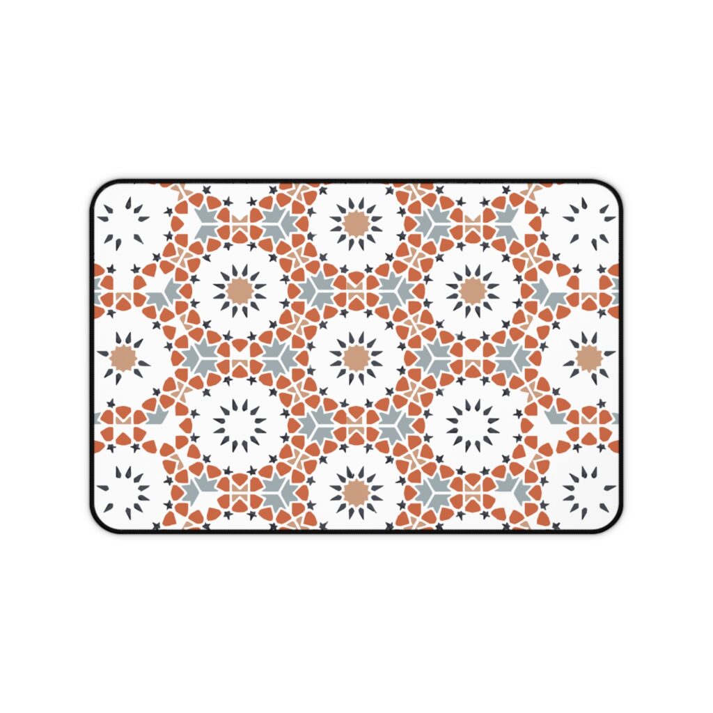 Moroccan Tiles Desk Mat